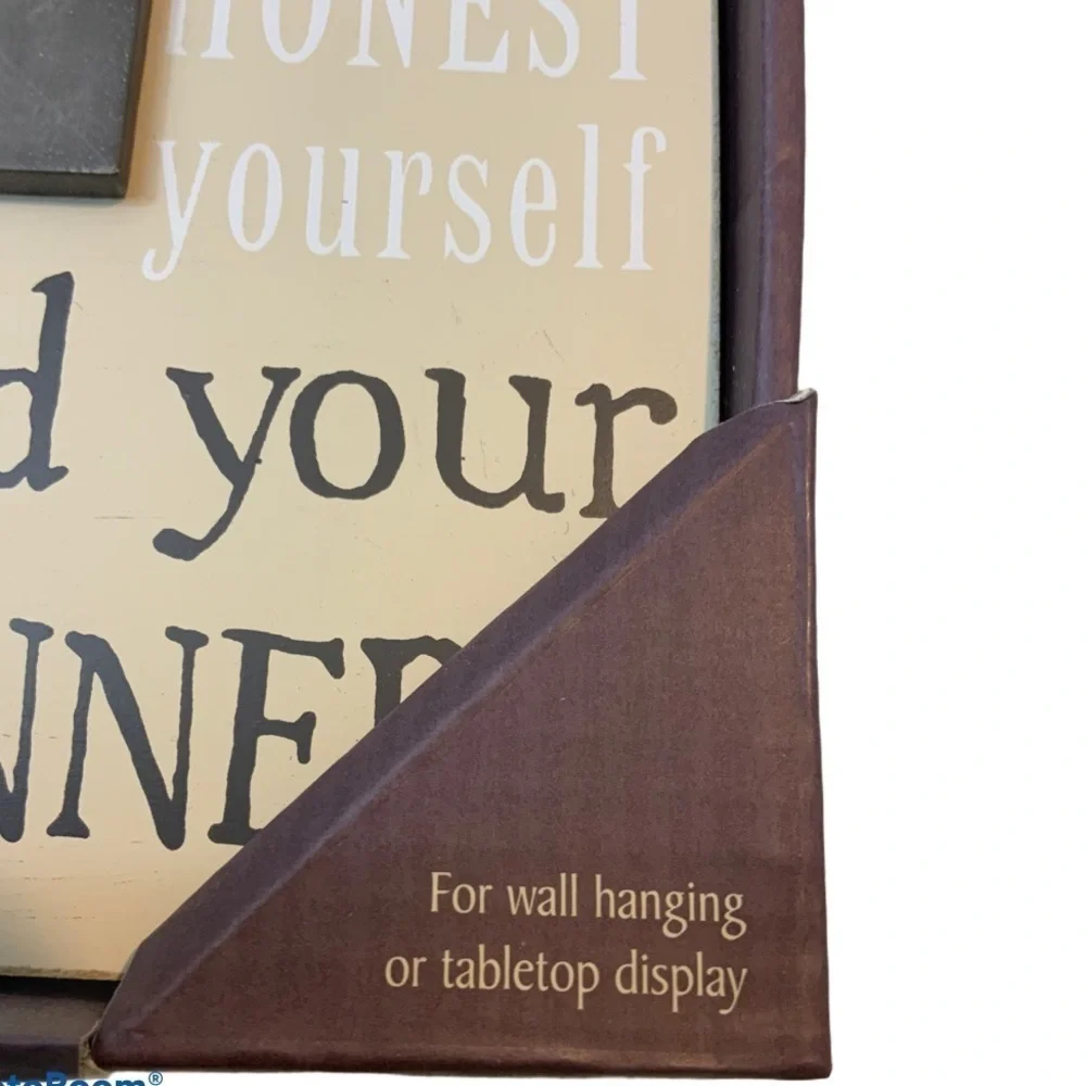 Photo Frame Southern Rules Phrases Farmhouse Country Theme Table Wall Decor 4x6